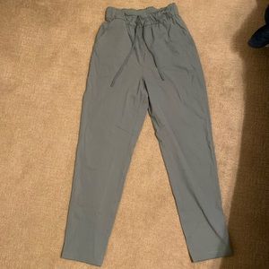 Green Lululemon Jogger Pants (Size 2)